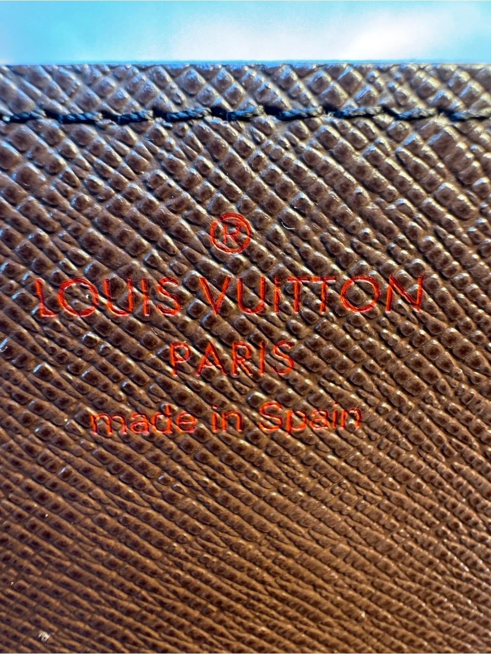 Louis Vuitton Damier Ebene Card Holder Wallet